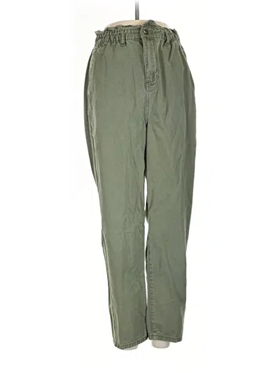 Pre-owned 7 For All Mankind Casual Pants In Green
