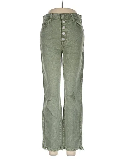 Pre-owned 7 For All Mankind Casual Pants In Green