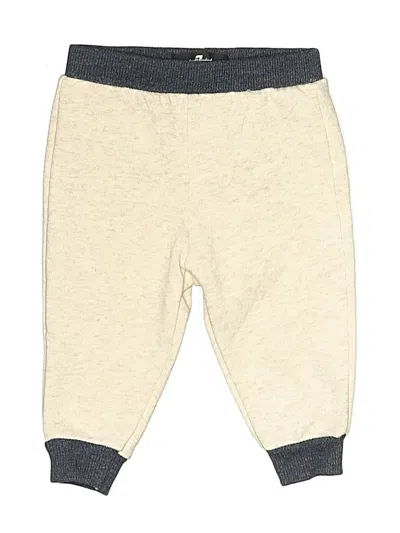 Pre-owned 7 For All Mankind Babies' Casual Pants In Ivory