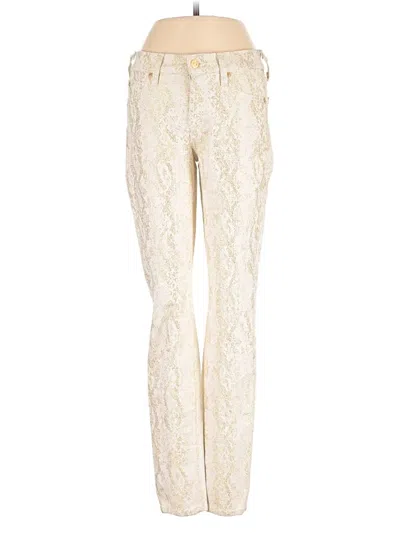 Pre-owned 7 For All Mankind Casual Pants In White