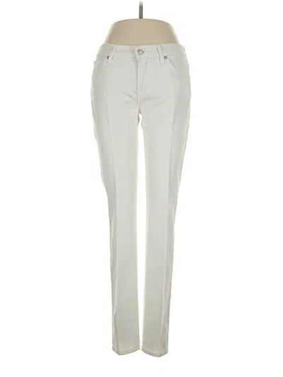Pre-owned 7 For All Mankind Casual Pants In White