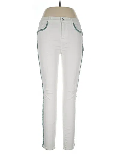Pre-owned 7 For All Mankind Casual Pants In White