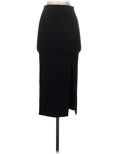 Pre-owned 7 For All Mankind Casual Skirt In Black