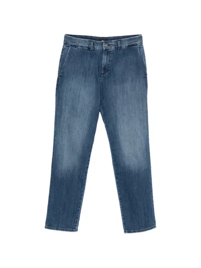 7 For All Mankind Slimmy Sundance Slim Straight Jean In Black