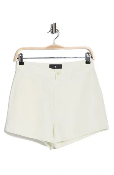 7 For All Mankind Chino Shorts In White