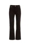 7 For All Mankind Chocolate Corduroy Calie Pant In Brown