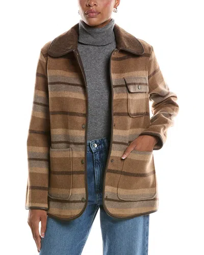 7 For All Mankind Chore Jacket In Multi