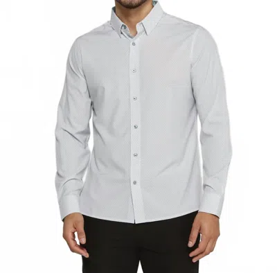 7 For All Mankind Cillian Long Sleeve Shirt In Seafoam In Green
