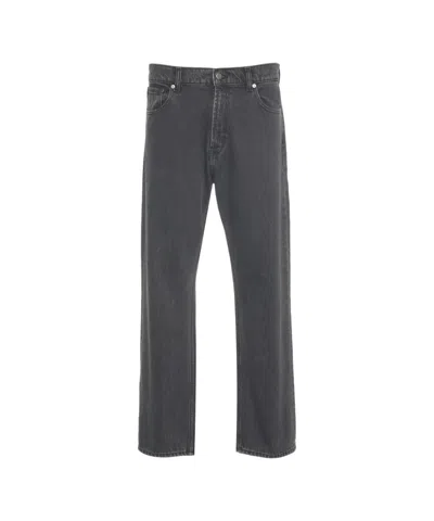 7 For All Mankind Classic Straight-cut Jeans In Gray