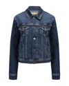 7 For All Mankind Classic Trucker Cisco In Blue