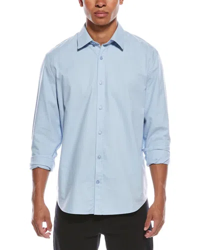 7 For All Mankind Clean Front Shirt In Blue