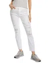 7 For All Mankind Clean White High Waist Ankle Skinny Jean In White