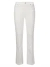 7 For All Mankind Cloud White Bootcut Jeans In White