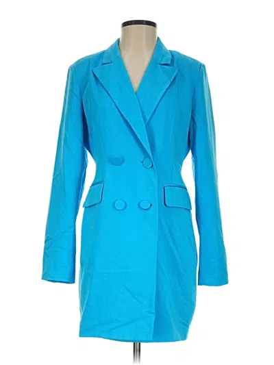 Pre-owned 7 For All Mankind Coat In Blue