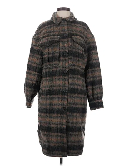 Pre-owned 7 For All Mankind Coat In Brown