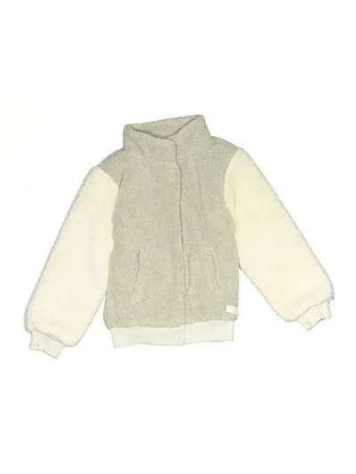 Pre-owned 7 For All Mankind Kids' Coat In White