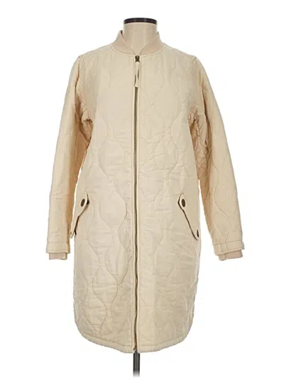 Pre-owned 7 For All Mankind Coat In White