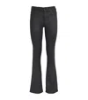 7 For All Mankind Coated Bootcut Soho Jeans In Black