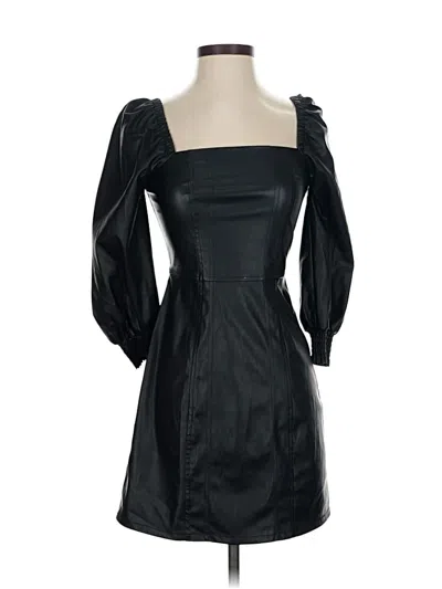Pre-owned 7 For All Mankind Cocktail Dress In Black