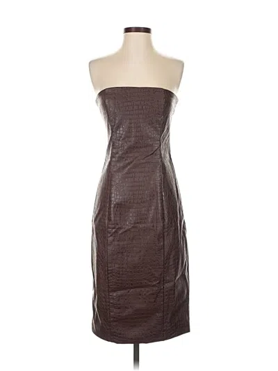 Pre-owned 7 For All Mankind Cocktail Dress In Brown
