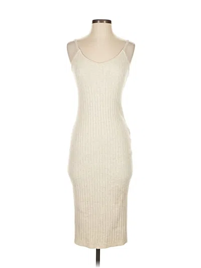 Pre-owned 7 For All Mankind Cocktail Dress In Ivory