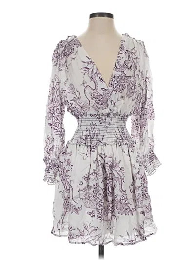 Pre-owned 7 For All Mankind Cocktail Dress In Purple