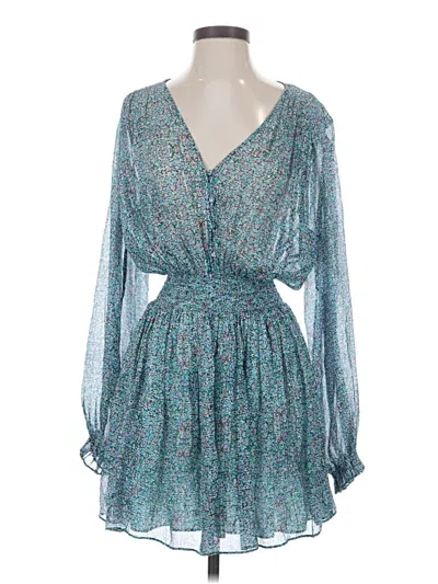 Pre-owned 7 For All Mankind Cocktail Dress In Teal