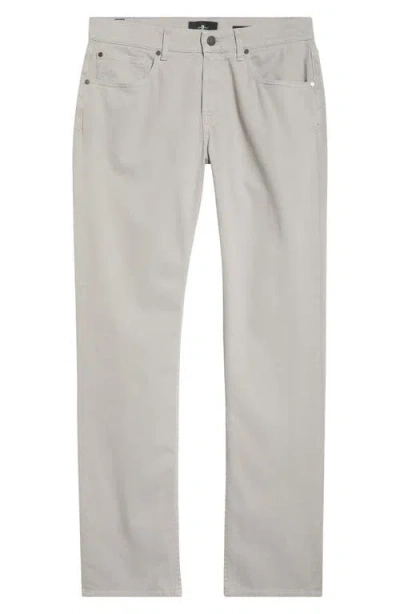 7 For All Mankind Comfort Sateen The Straight Leg Jeans In Neutral