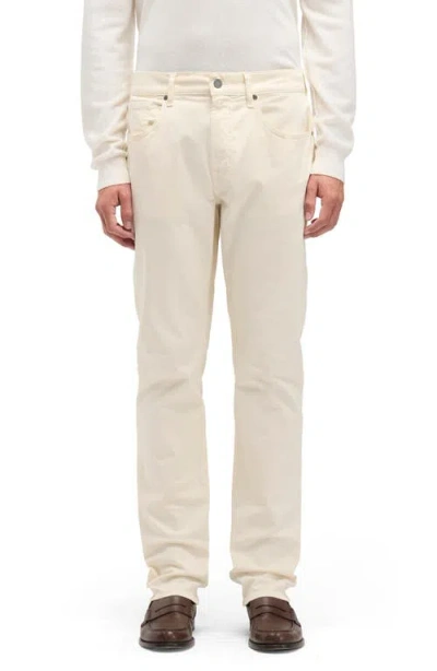7 For All Mankind Comfort Sateen The Straight Leg Jeans In Neutral