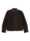 7 For All Mankind Corduroy Button-up Shirt In Brown