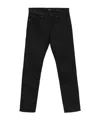 7 For All Mankind Denim Slim-fit Jeans In Black