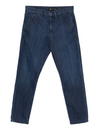 7 FOR ALL MANKIND COTTON-BLEND JEANS