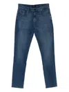 7 For All Mankind Cotton-blend Jeans In Blue