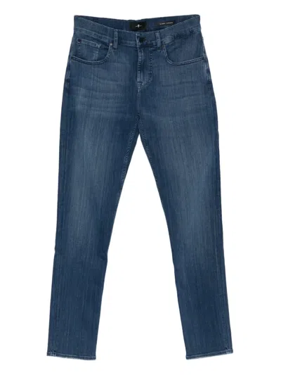 7 FOR ALL MANKIND COTTON-BLEND JEANS