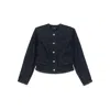 7 For All Mankind Long Sleeve Snap Button Denim Jacket