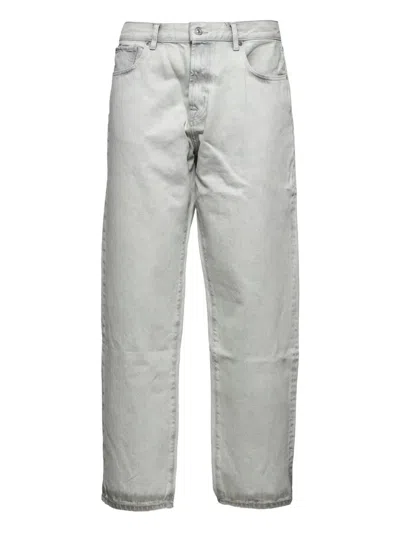 7 For All Mankind Cotton Jeans In Gray