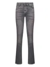 7 For All Mankind Cotton Jeans In Gray