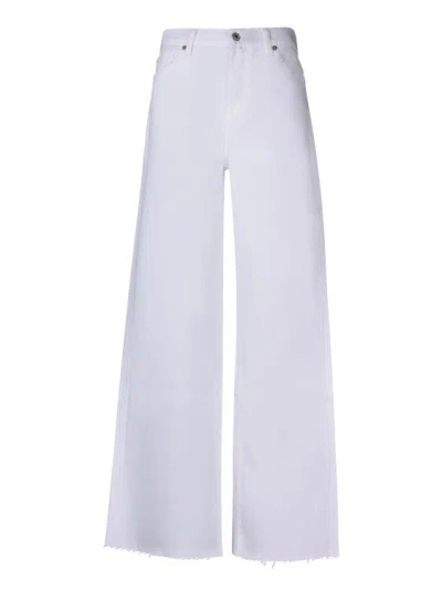 7 For All Mankind Cotton Jeans In White