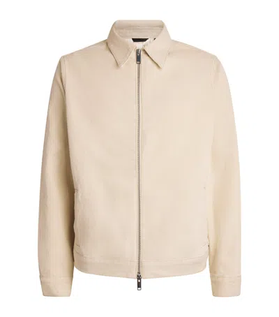 7 FOR ALL MANKIND COTTON PADDED HARRINGTON JACKET