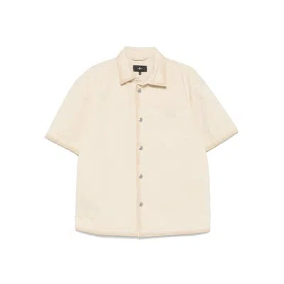 7 For All Mankind Cotton Shirts In Neutral