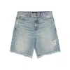 7 For All Mankind Lola Mid-rise Denim Shorts Clothing