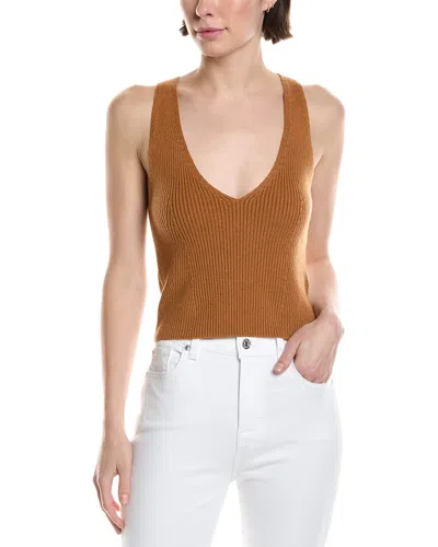 7 FOR ALL MANKIND 7 FOR ALL MANKIND CROP WOOL & CASHMERE-BLEND SWEATER TANK