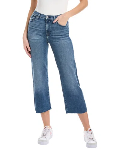 7 For All Mankind Cropped Alexa Dulce Cropped Trouser Jean In Blue