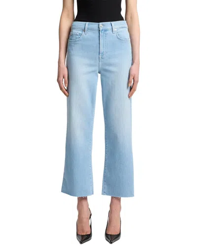 7 For All Mankind Cropped Alexa Fall River Ankle Crop Jean In Blue