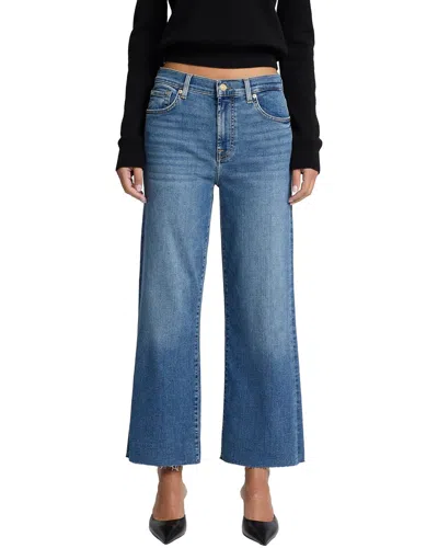7 For All Mankind Cropped Alexa Felicity Jean In Blue