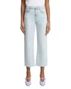 7 For All Mankind Cropped Alexa High Rise Jeans In Maui In Maui