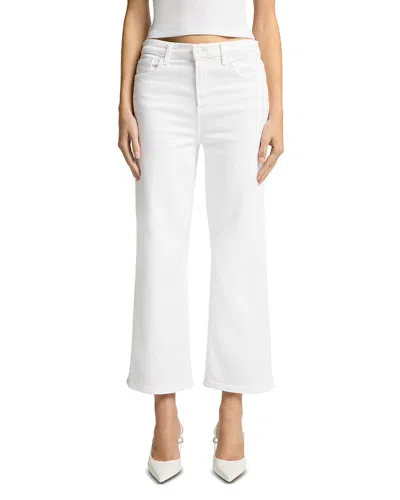 7 For All Mankind Cropped Alexa High Rise Jeans In Soleil
