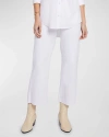 7 FOR ALL MANKIND CROPPED ALEXA JEANS WITH CUT HEM