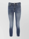 7 FOR ALL MANKIND CROPPED SLIM-CUT DENIM JEANS