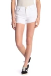 7 For All Mankind Cutoff Denim Shorts In Cleanwht